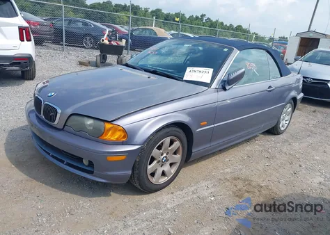 2001 BMW 325Ci from USA, damaged, VIN WBABS33421JY58033